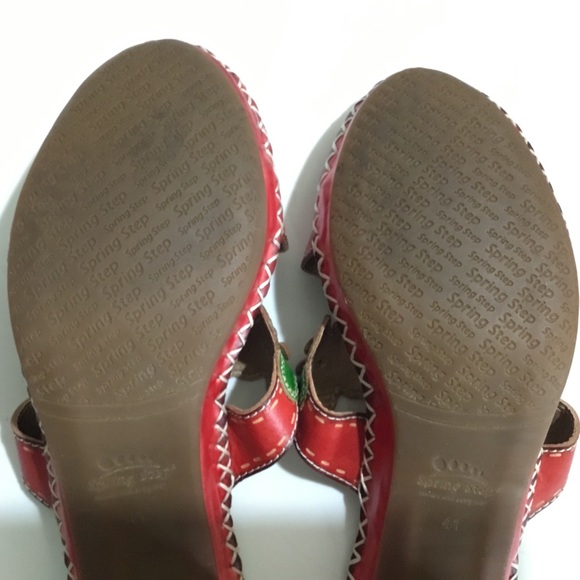 L’ARTISTE Spring Step ‘Palmetto’ leather sandals - Picture 14 of 16